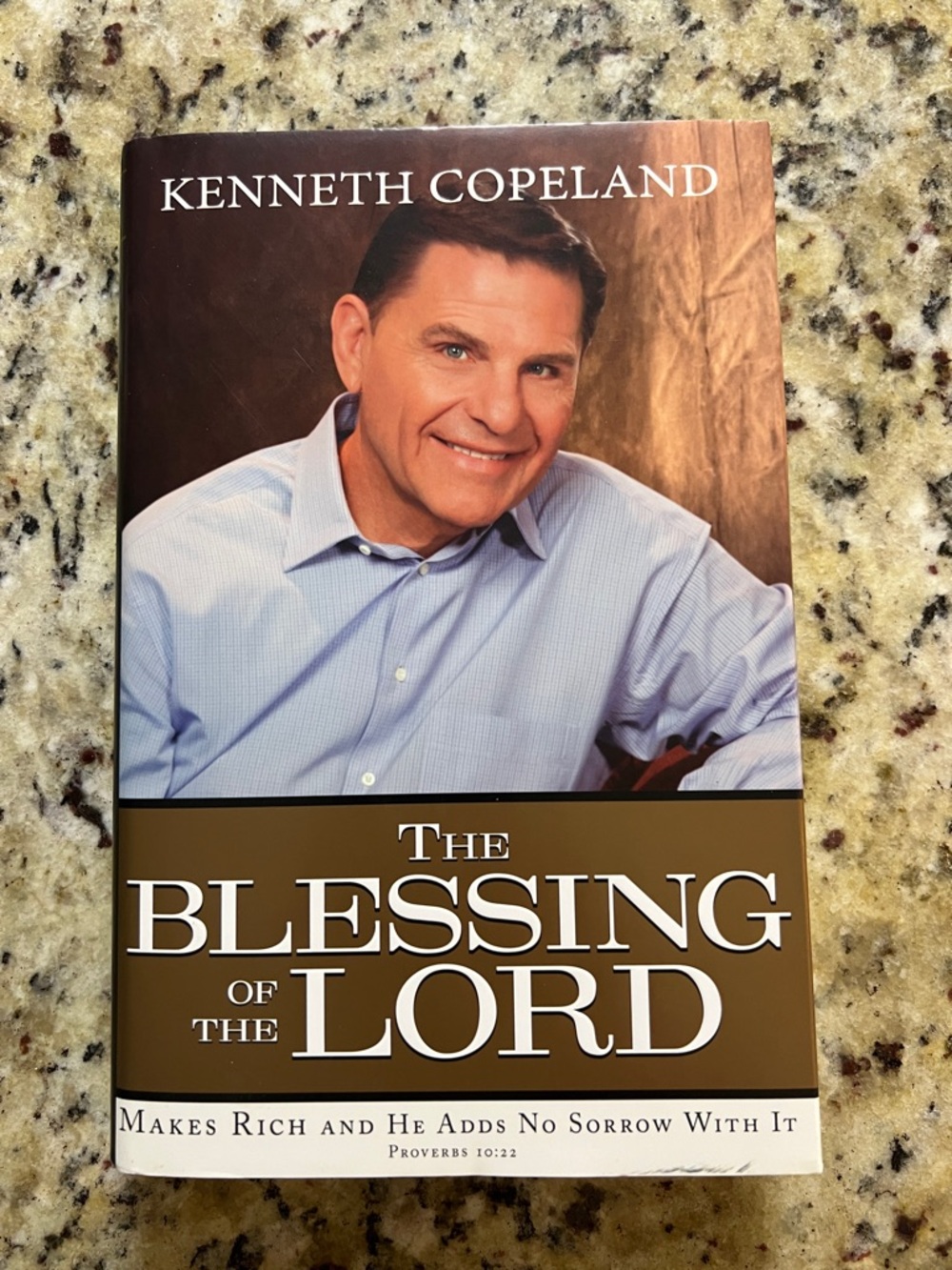 Kenneth Copeland "The Blessing of the Lord" - Brown & White Cover